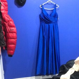 evening gown royal blue